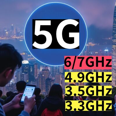 香港 5G 升級 | 中國主導 6/7GHz 頻譜拍賣 | 四間網絡商，有一間棄投，政府少收 16 億，原因是中、英取態不同？