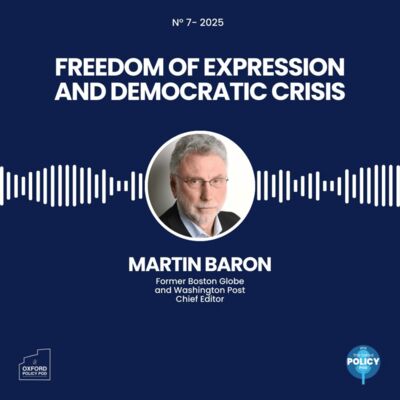 The challenges of freedom of expression in times of democratic crisis with Martin Baron