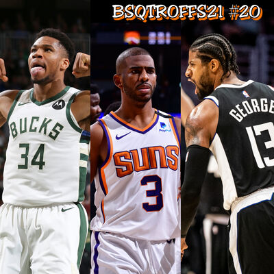 BSQTROFFS21 #20 - Suns, Bucks empata, Kyrie Irving se machuca e Clippers sobrevive