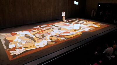 M+ 李明維《如沙的格爾尼卡》, 爍樂畫廊江康泉《未來本生》& 現場表演：陳恩彤爵士樂四重奏