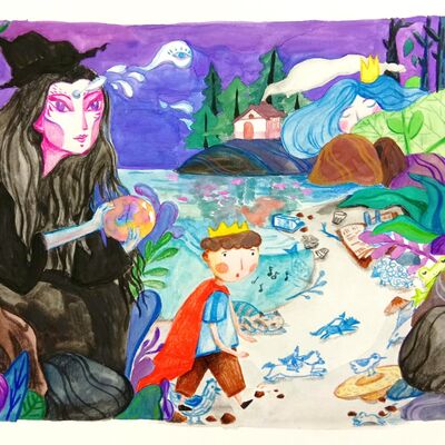 乱丢垃圾的女巫