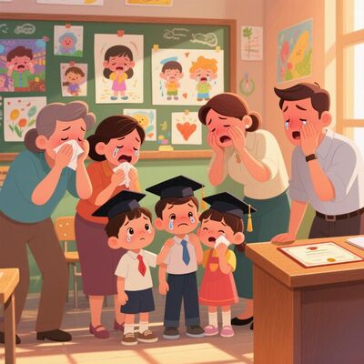 越老越感性，小孩毕业了哭的稀里哗啦的！[吐槽脱口秀]