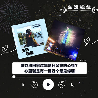 #21 没办法回家过年是什么样的心情？心里就是有一百万个想见你啊 || 生活 . 视佳