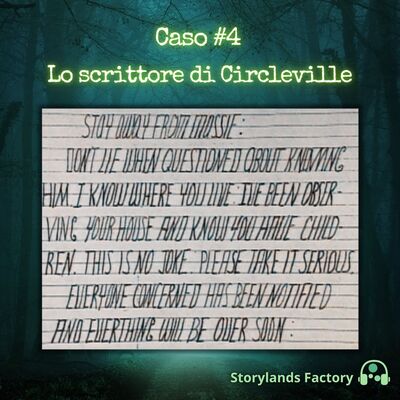 Caso #4: Lo scrittore di Circleville