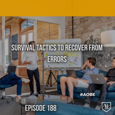 Survival tactics to recover from errors when presenting