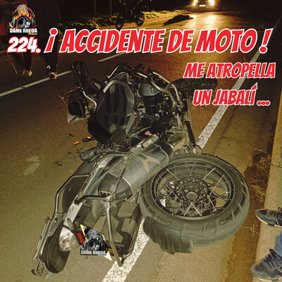224. Magazín: ¡Accidente de moto! Me atropella un Jabalí...