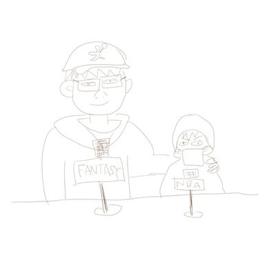 史上最廢插畫家有聲圖文—2022-23 NBA Fantasy戰報(7) feat. 小人物翔哥