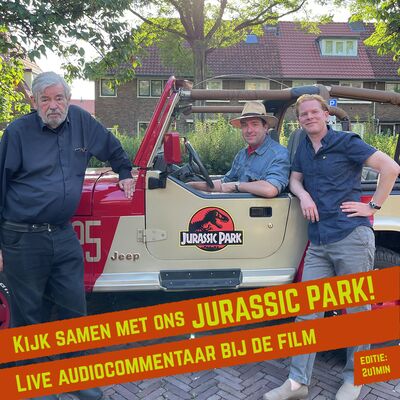 Kijk samen met ons JURASSIC PARK - live audiocommentaar - (versie: film 2u1min)