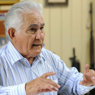 Edén Pastora, funcionario del Gobierno de Nicaragua