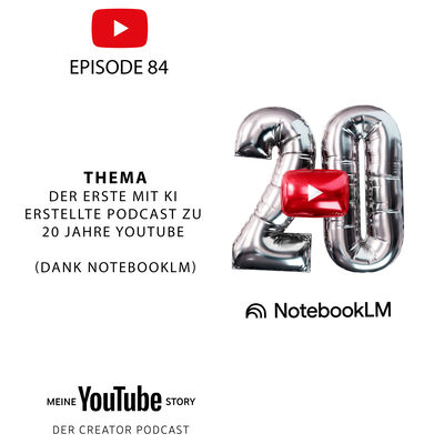 Der erste mit KI erstellte Podcast zu 20 Jahre YouTube (dank NotebookLM)