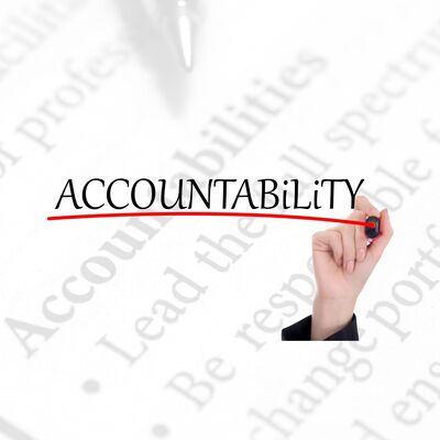 What accountability looks like for us