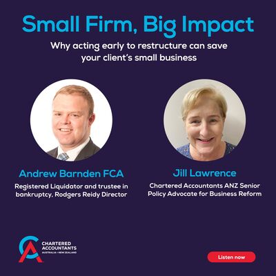 S3E9: Why acting early to restructure can save your client's small business