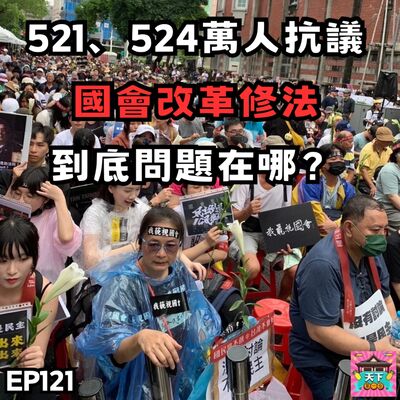EP121 立法院打架，524、528上萬人包圍，問題到底出在哪？藍白綠三黨各自的盤算是什麼？國會改革修法懶人包