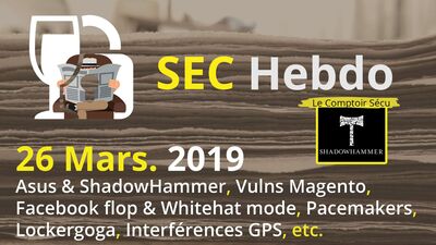 [SECHebdo] 26 Mars 2019