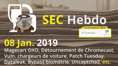 [SECHebdo] 8 Janvier 2019