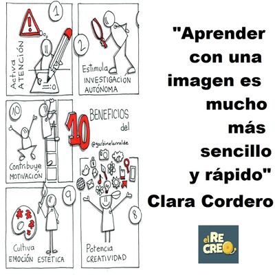 [Podcast El Recreo #40] "Aprender con una imagen es más sencillo y rápido" @agoraabierta