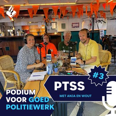 Podium voor Goed Politiewerk S06E03: PTSS vanuit Heusden met collega Anja en coordinator Wout; deel 3