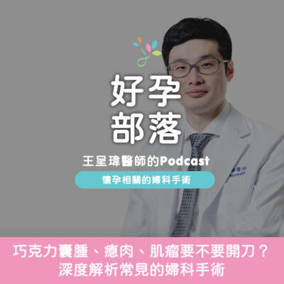 巧克力囊腫、瘜肉、肌瘤要不要開刀？深度解析常見的婦科手術（子宮鏡、腹腔鏡、傳統手術、海芙刀）｜好孕部落第二季 Ep. 15