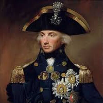 Nelson with Dominic Sandbrook