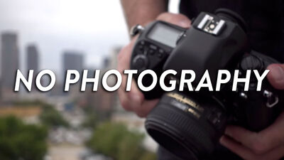 No Photography Allowed?!?!