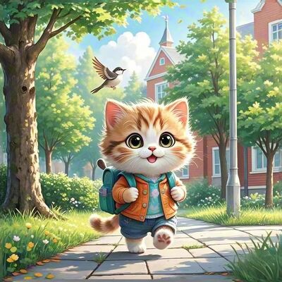 小猫上学记（1）罐子姐姐童话