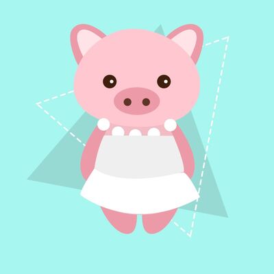 小猪学跳舞