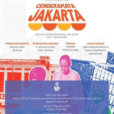 Dispusip DKI Jakarta bersama RURUradio : Cenderamata Jakarta