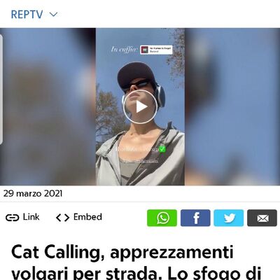 Episodio 113 - Ci sono tante cose che fanno schifo tra cui anche il cat calling (ossia le classiche molestie verbali e non da strada)