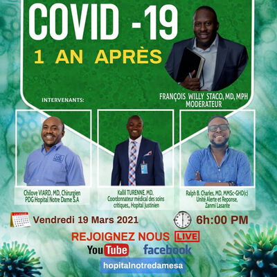 LA SANTE A VOTRE PORTE (SAMEDI 20 MARS 2021) COVID 19  UN AN APRES
