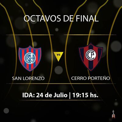 SAN LORENZO - CERRO PORTEÑO [OCTAVOS: IDA]