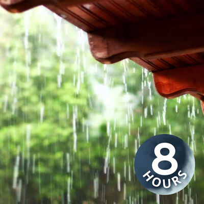 Pluie sur un toit de tôle | Se détendre, méditer, étudier ou dormir au son du bruit blanc de la pluie (8 heures)