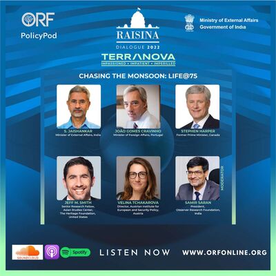 Chasing the Monsoon: Life@75 | RAISINA DIALOGUE 2022