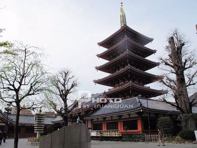 日本东京.浅草寺4五重塔