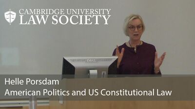 American Politics and US Constitutional Law - Helle Porsdam: CULS Lecture