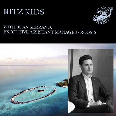 Ritz Kids with Juan, our Executive Assistant Manager - Rooms