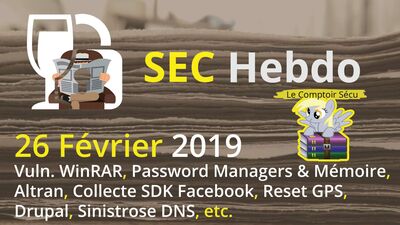 [SECHebdo] 26 Février 2019